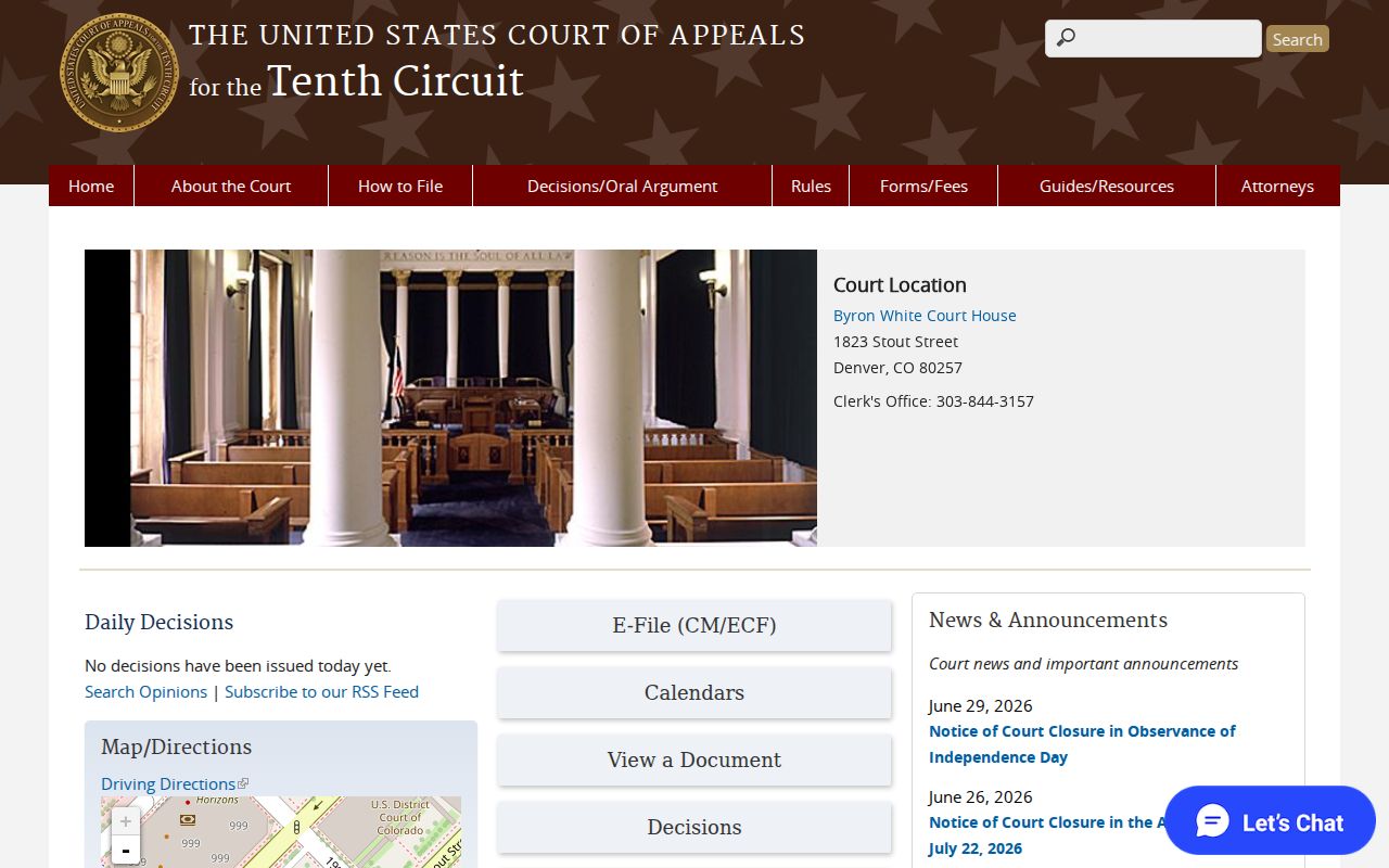 Grand County District Court records compared with federal appellate court