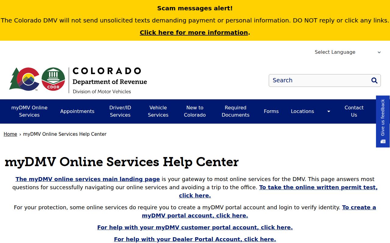 Grand County traffic court records myDMV driver record source